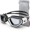 Swim Goggles, G1 SE Swimming Goggles Anti-fog for Adult Men Women (A0-Clear Lens Black White Frame)