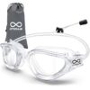 Otionus Swim Goggles, Polarized Adult Swimming Goggles Bungee Strap No Hair Pulling Anti-fog Pool Goggles for Men Women