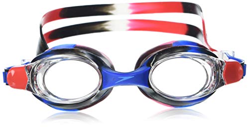 Speedo Unisex-Child Swim Goggles Skoogle Ages 3-8, RED/WHITE/BLUE, One Size