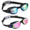 Aegend Swim Goggles Pack of 2 Swimming Goggles for Children Boys & Girls Age 3-14