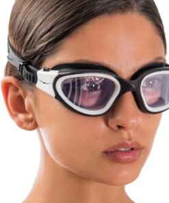 AqtivAqua Swimming Goggles, DX Wide View Swim Goggles for Adult Men Women, Anti Fog No Leaking