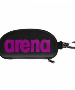 Arena Unisex Swim Goggle Case For Swimming Goggles, Protective Hardcover Carrying Case With Clip, Multiple Colors