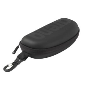 Arena Unisex Swim Goggle Case For Swimming Goggles, Protective Hardcover Carrying Case With Clip, Multiple Colors