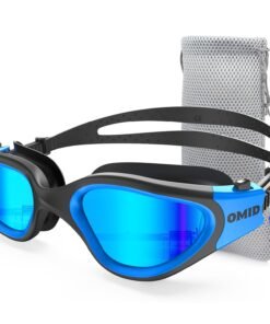 OMID Swim Goggles, P2 Polarized Swimming Goggles for Men Anti-fog Goggles Swimming for Adult Women
