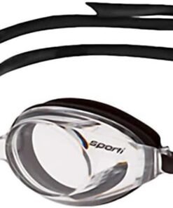 Sporti Unisex Adult Antifog Optical Goggle, Swimming Goggle -1.5D to -8.0D, Antifog Swim Goggles for Men & Women, Anti UV