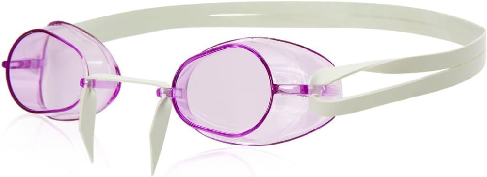 Sporti Unisex Adult Swedish Swimming Goggles, Antifog Swim Goggles for Men & Women, UV Protection, Bungee Strap with Toggle