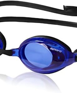 Sporti Unisex Adult Swimming Goggles, Antifog Swim Goggles for Men & Women, Shatter-resistant, Double Straps, Variety Designs