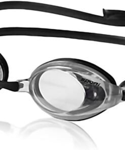 Sporti Unisex Adult Swimming Goggles, Antifog Swim Goggles for Men & Women, Shatter-resistant, Double Straps, Variety Designs