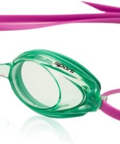 Sporti Unisex Adult Swimming Goggles, Antifog Swim Goggles for Men & Women, Shatter-resistant, Double Straps, Variety Designs