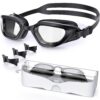 Swim Goggles, Unisex Adult Swimming Goggles Anti Fog Anti UV No Leakage Wide View for Men Women Youth