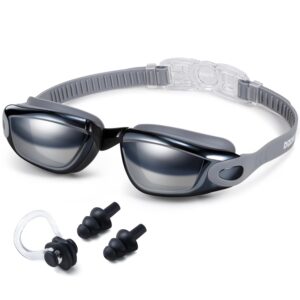 Swimming Goggles No Leaking Anti-Fog UV Protection Adjustable Professional Swim Goggles for Adult Men Women