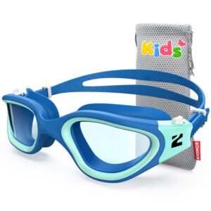 ZIONOR Kids Swim Goggles, G1MINI SE Anti-Fog Swimming Goggles for Kid Child 6-14